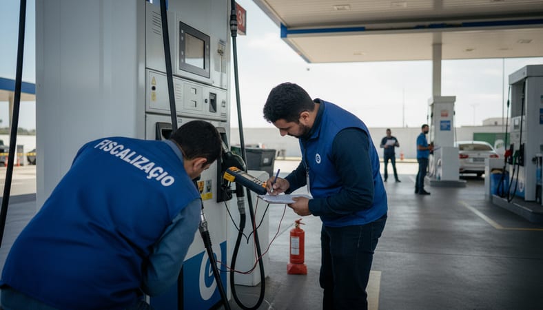 fiscalização em postos