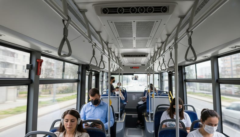 ar-condicionado nos ônibus