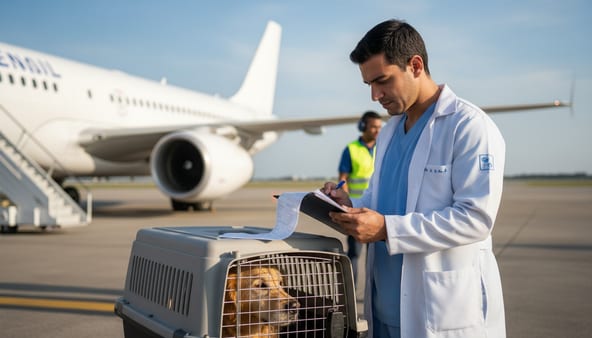 transporte a&eacute;reo de animais