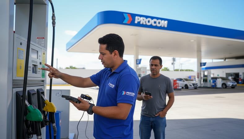 fiscalização combustíveis Procon