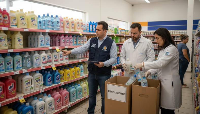 recolhimento Ypê Anvisa