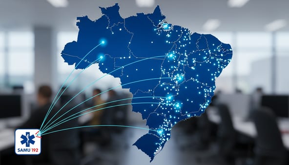 acionamento Samu internet