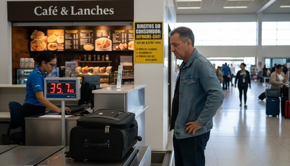 fiscalização Procon aeroporto
