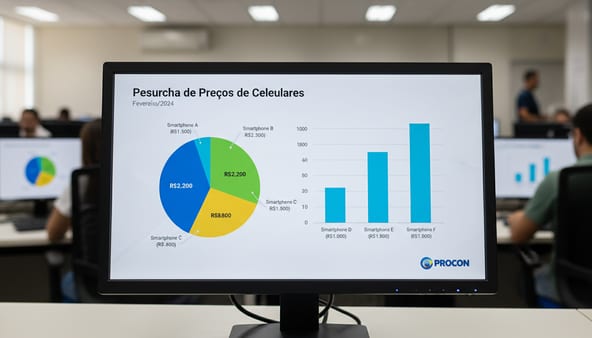 preços celulares Procon