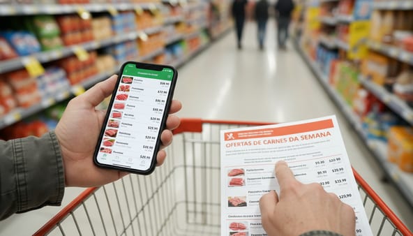variação preços carnes