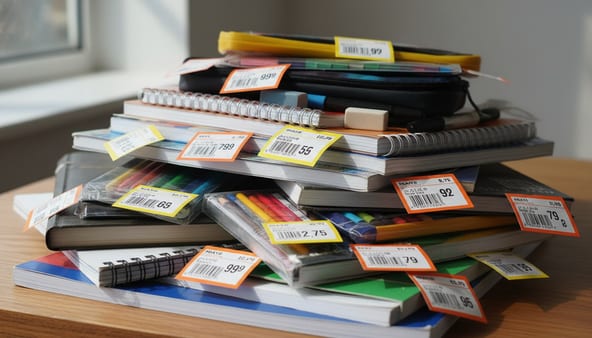 varia&ccedil;&atilde;o material escolar