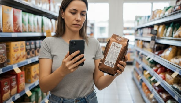 caf&eacute; adulterado