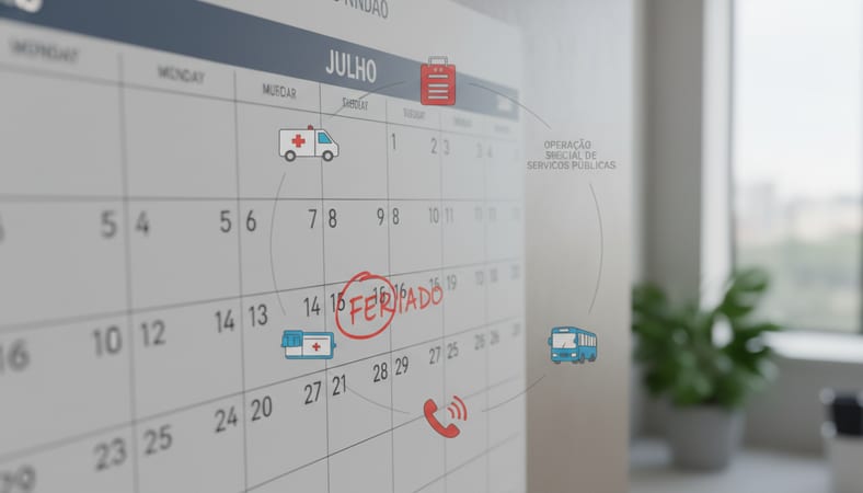 funcionamento serviços feriado