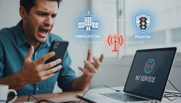 falha atendimento telecom