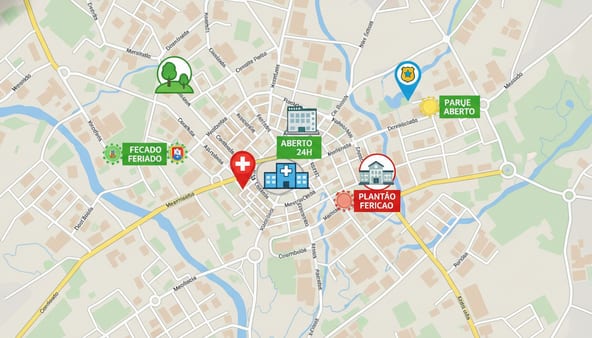 servi&ccedil;os municipais feriado
